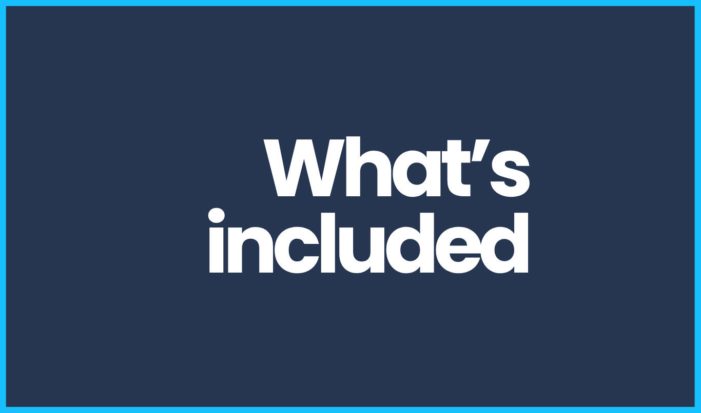 Whats included
